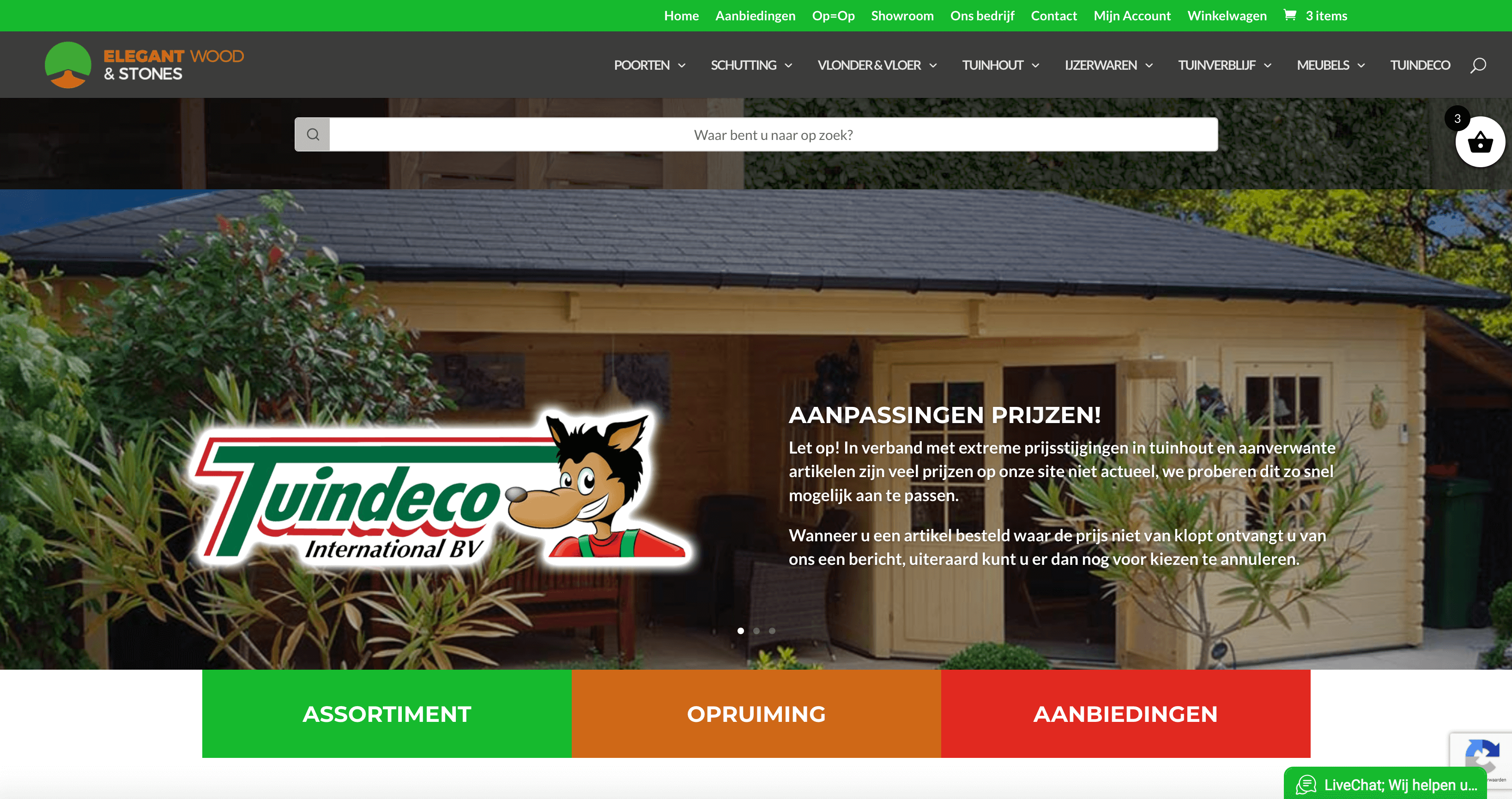 Website opfrissen